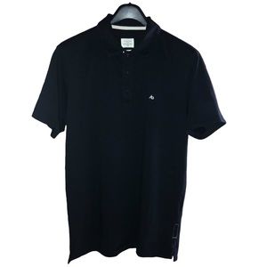 rag & bone Black Polo Shirt